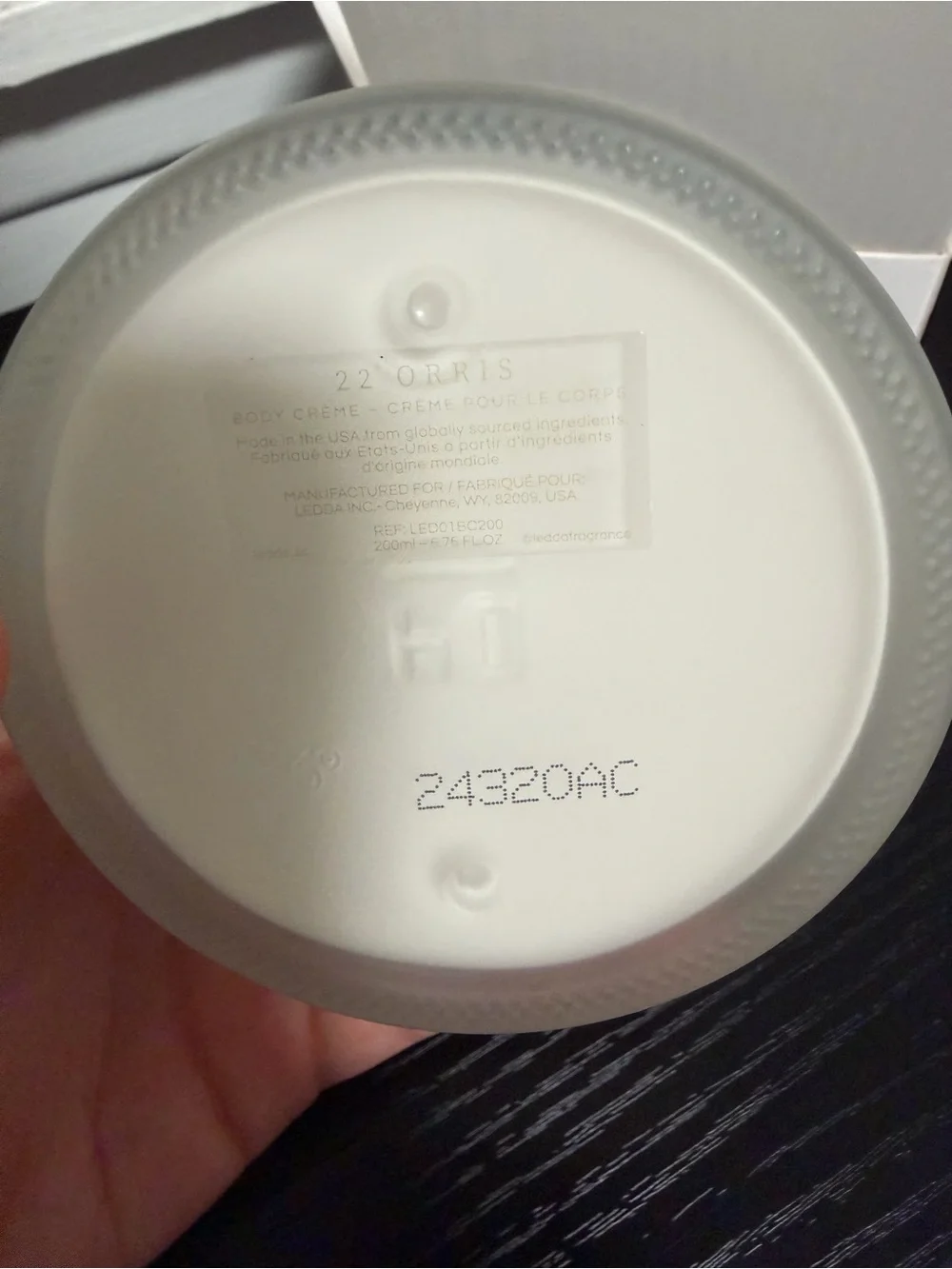 LEDDA 22 ORRIS BODY CRÈME